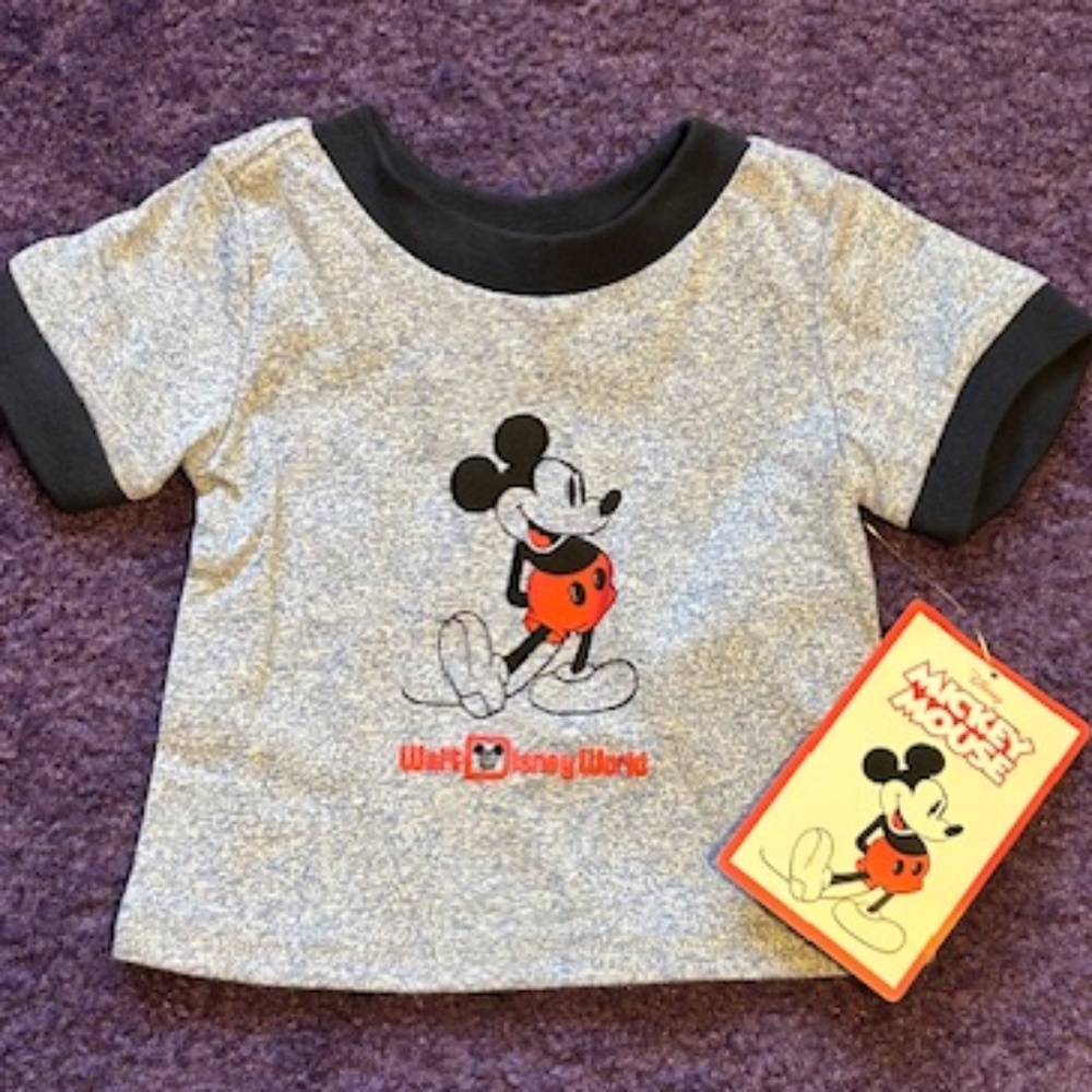 Walt Disney World Mickey Mouse short sleeve T-shirt - New Born - NWT